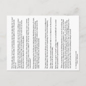 Invitation Carte Postale #6 Utilisation des six sens - de Dépendants se lev (Dos)