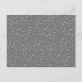 Invitation Carte Postale 75e anniversaire de Mariage Amour Coeurs Confetti (Dos)