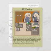 Invitation Carte Postale #7 Sentiments - de Dépendants Arrivés (Devant / Derrière)