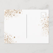 Invitation Carte Postale 90e anniversaire eucalyptus parties scintillant ve (Dos)