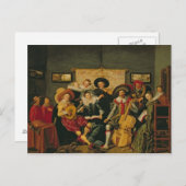 Invitation Carte Postale A Musical Party, c.1625 (Devant / Derrière)