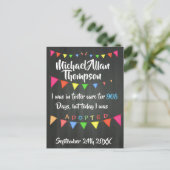 Invitation Carte Postale Adoption De L'Annonce De Soins D'Accueil - Partie (Debout devant)