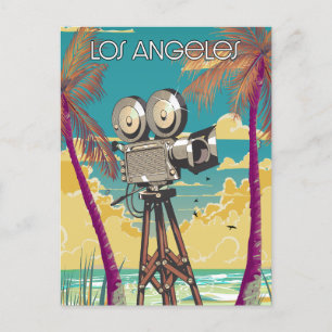 Invitation Carte Postale Affiche de caméra de cinéma Los Angeles