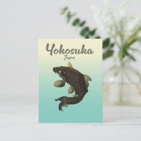 Affiche de voyage de Yokosuka Japon