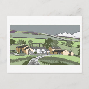 Invitation Carte Postale Agritourisme Cumbrian