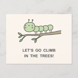 Invitation Carte Postale Allons Grimper Dans Les Arbres !