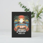 Invitation Carte Postale Aloha Hawaï 2026 (Debout devant)
