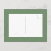 Invitation Carte Postale Ananas & Feuilles tropicaux Fête des mariées d'été (Dos)