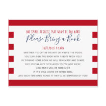 Ancre nautique Apportez un Baby shower de biblioth