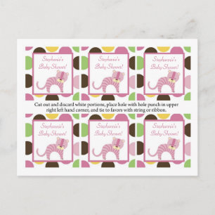 Invitation Carte Postale Animal de zoo de safari de tigre de la Reine de