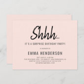 Invitation Carte Postale Anniversaire simple et moderne (Devant / Derrière)