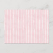 Invitation Carte Postale Aquarelle douce Fête des mariées florale Brunch (Dos)