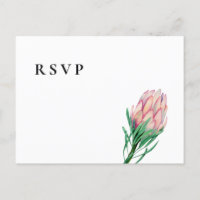 Aquarelle rose Mariage floral RSVP | Options de re