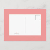 Invitation Carte Postale Aquarelle Tropicale moderne Feuilles & Mariage Tou (Dos)