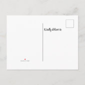 Invitation Carte Postale Arborescence familiale (Dos)