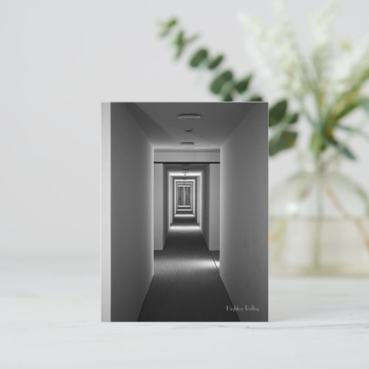 Invitation Carte Postale Architecture Abstraite Art (Debout devant)