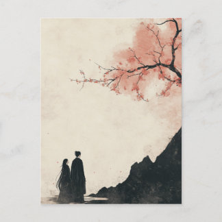 Invitation Carte Postale Art Peinture Laver Encre