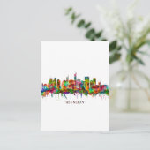 Invitation Carte Postale Asuncion Paraguay Skyline (Debout devant)