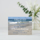 Invitation Carte Postale Au Lovers Beach (Debout devant)