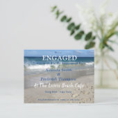 Invitation Carte Postale Au Lovers Beach (Debout devant)