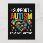 Invitation Carte Postale Autism awareness (Devant)