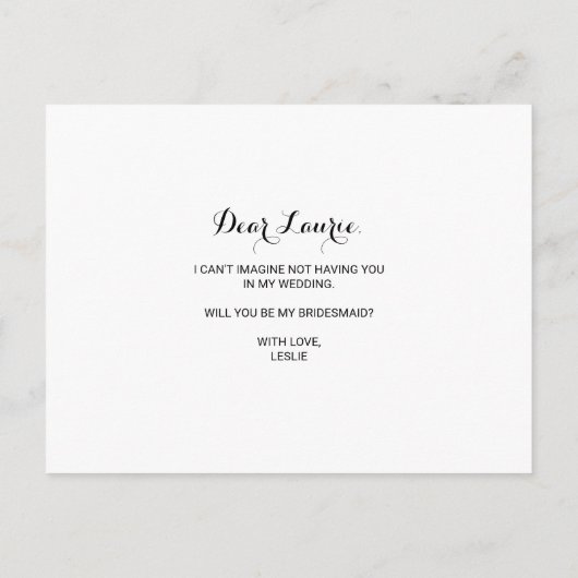 Invitation Carte Postale Automne Rustique Éblouissant Bourgogne (Dos)