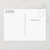 Invitation Carte Postale Azure Ocean Sandy Beach Photo Anniversaire (Dos)