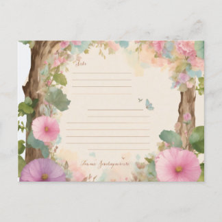 Invitation Carte Postale Baby shower