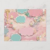 Invitation Carte Postale Baby shower (Dos)