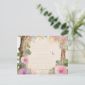 Invitation Carte Postale Baby shower (Debout devant)