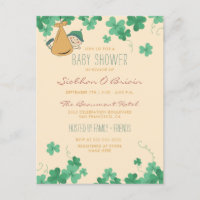 Baby shower à thème Whimsical irlandais Shamrock
