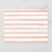 Invitation Carte Postale Baby shower citrouille rustique - Apportez un inse (Dos)