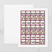 Invitation Carte Postale Baby shower de la zone de construction Marques de  (Devant / Derrière)