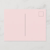 Invitation Carte Postale Baby shower fleur sauvage papillon rétro (Dos)