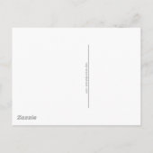 Invitation Carte Postale Baby shower Knockout à venir Maman-to-be (Dos)