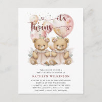 BABY SHOWER Nounours DES Ballons roses DOUCES