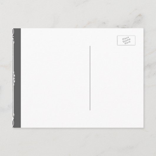 Invitation Carte Postale Baby shower | POTLUCK | Tableau (Dos)