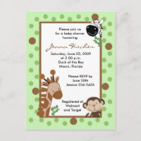 baby shower Safari Jungle Adventure {TBA}