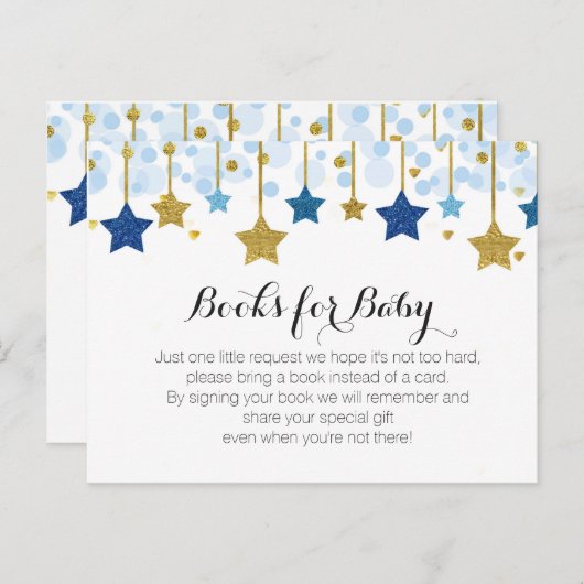 Invitation Carte Postale Baby shower Twinkle Twinkle - Apportez un insert d (Devant / Derrière)