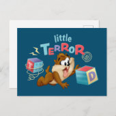 Invitation Carte Postale Baby TAZ™ | Petite erreur (Devant / Derrière)