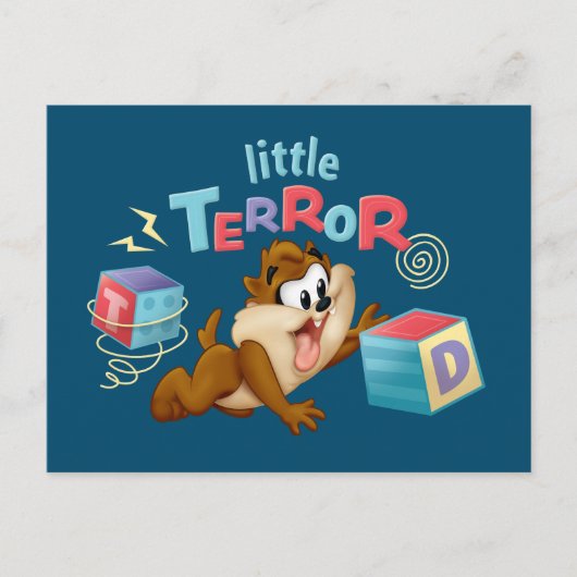 Invitation Carte Postale Baby TAZ™ | Petite erreur (Devant)