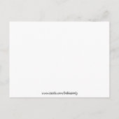 Invitation Carte Postale Baby's First Birthday Par (Dos)