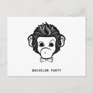 Invitation Carte Postale bachelor