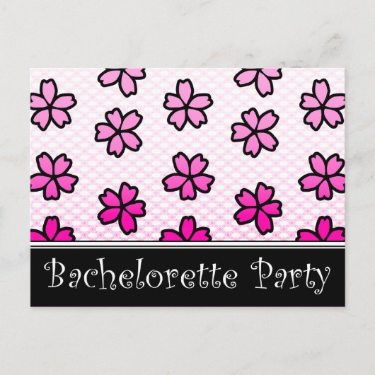Invitation Carte Postale bachelorette (Devant)