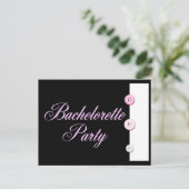 Invitation Carte Postale Bachelorette (Debout devant)