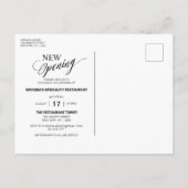 Invitation Carte Postale Ballons d'argent du ruban d'or Ciseaux Nouvelle ou (Dos)