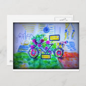 Invitation Carte Postale Bastille (Devant / Derrière)