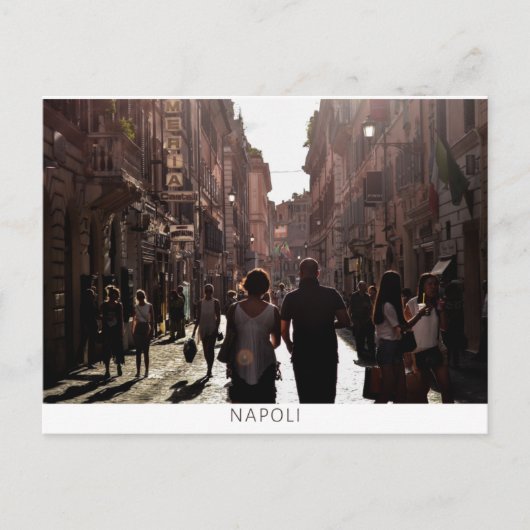 Invitation Carte Postale Bâtiments de Naples (Napoli) (Devant)