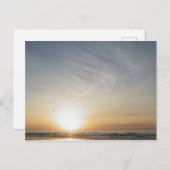 Invitation Carte Postale Beach Sunrise Celebration Blank (Devant / Derrière)