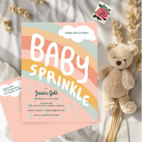 BÉBÉ SPRINKLE Cute Nuages Rainbow Rain Custom